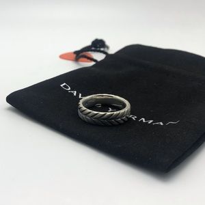 David Yurman Chevron Band Ring size 10